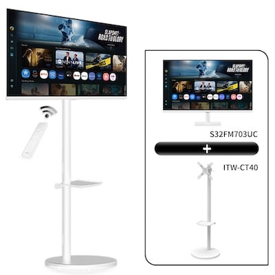 Read more about the article 三星 FollowMe 32吋4K移動式智慧聯網螢幕組 S32FM703UC