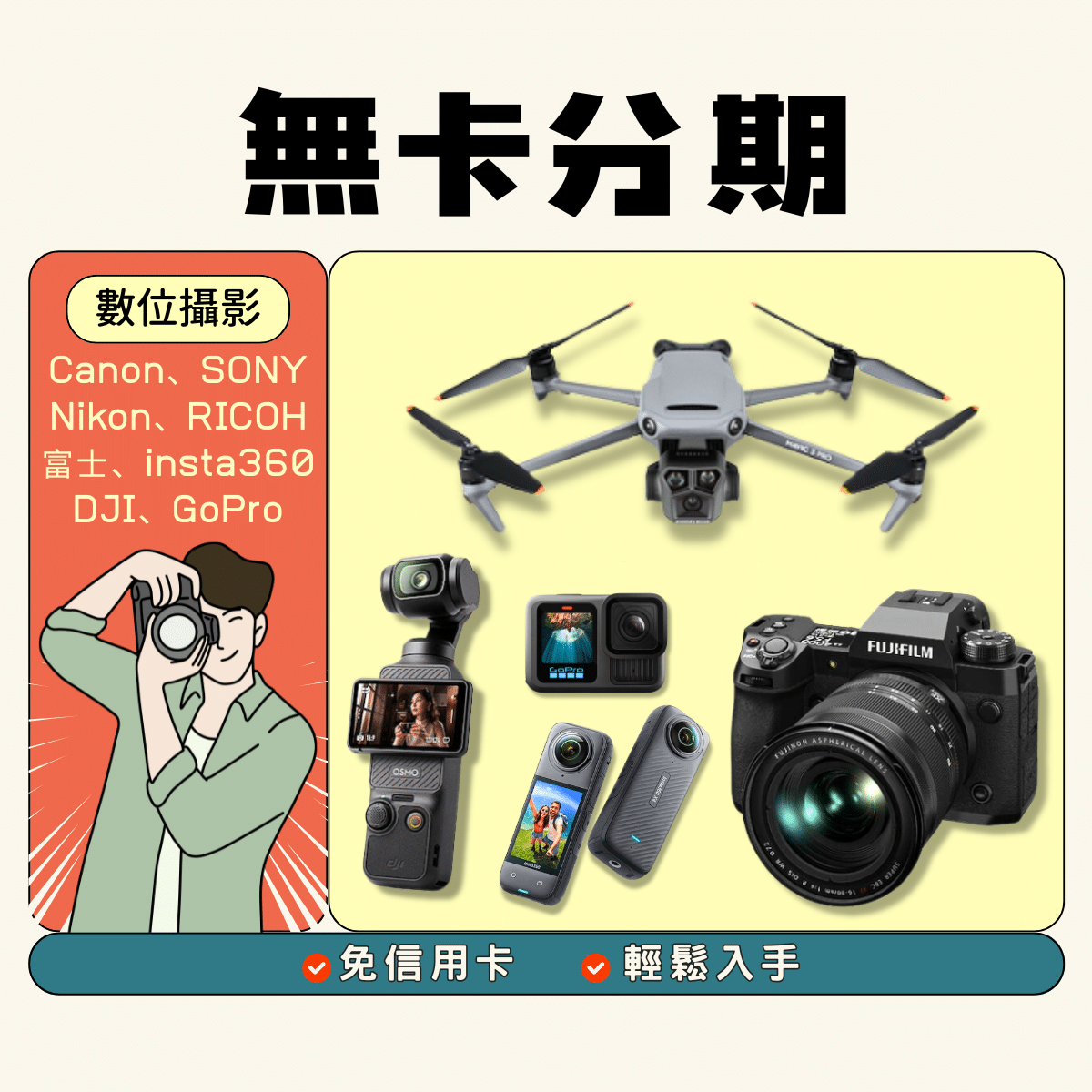 相機無卡分期